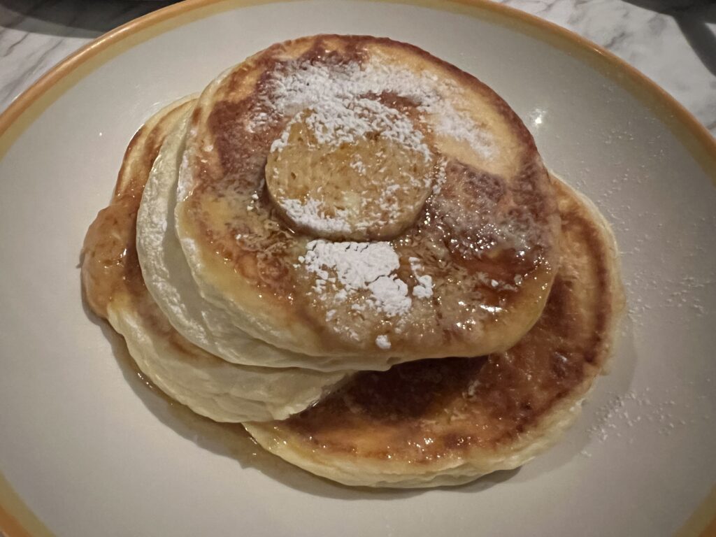 Pancakes at Bills Ginza, It's fluffy and soft