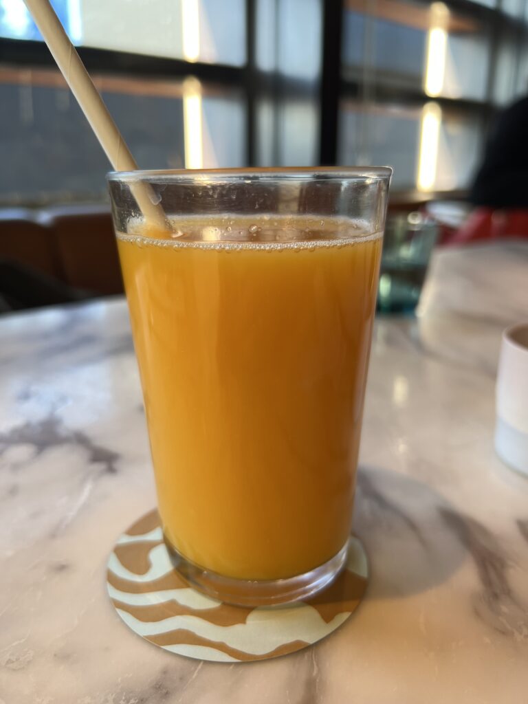 Orange Juice at Bills Ginza