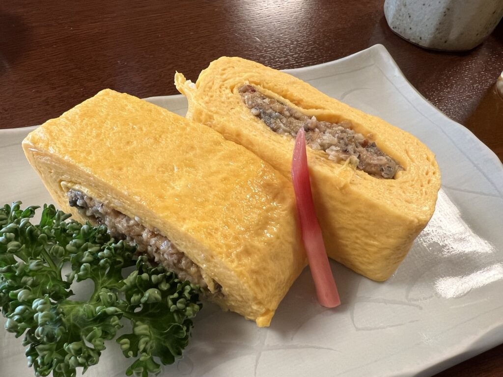 U Maki (Grilled eel wrapped in a omelet) , Unagi Obana (うなぎ 尾花)