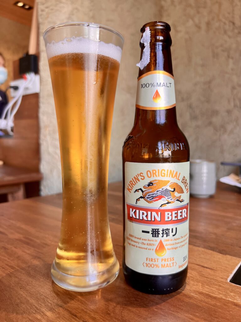 KIRIN beer at Sousaku