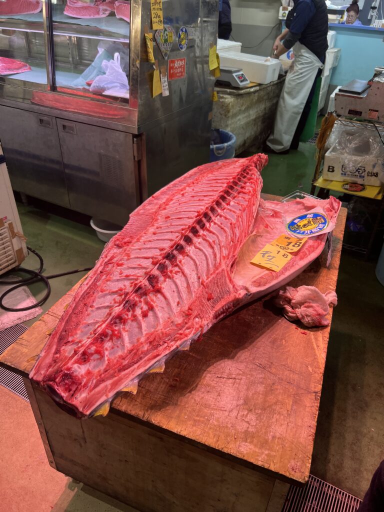 Giant Tuna Cutting Show